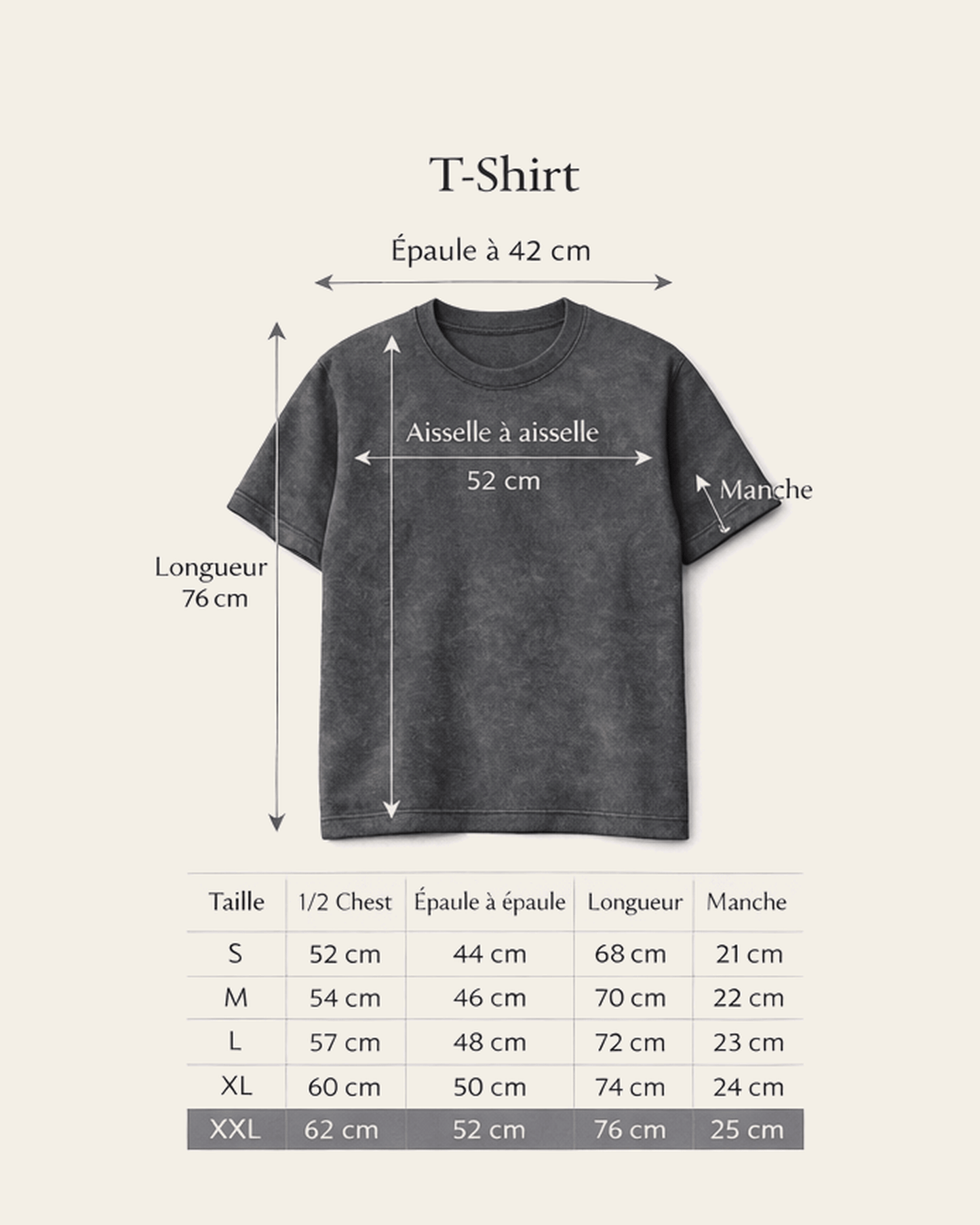 T-shirt Shadow & Shell - 220g