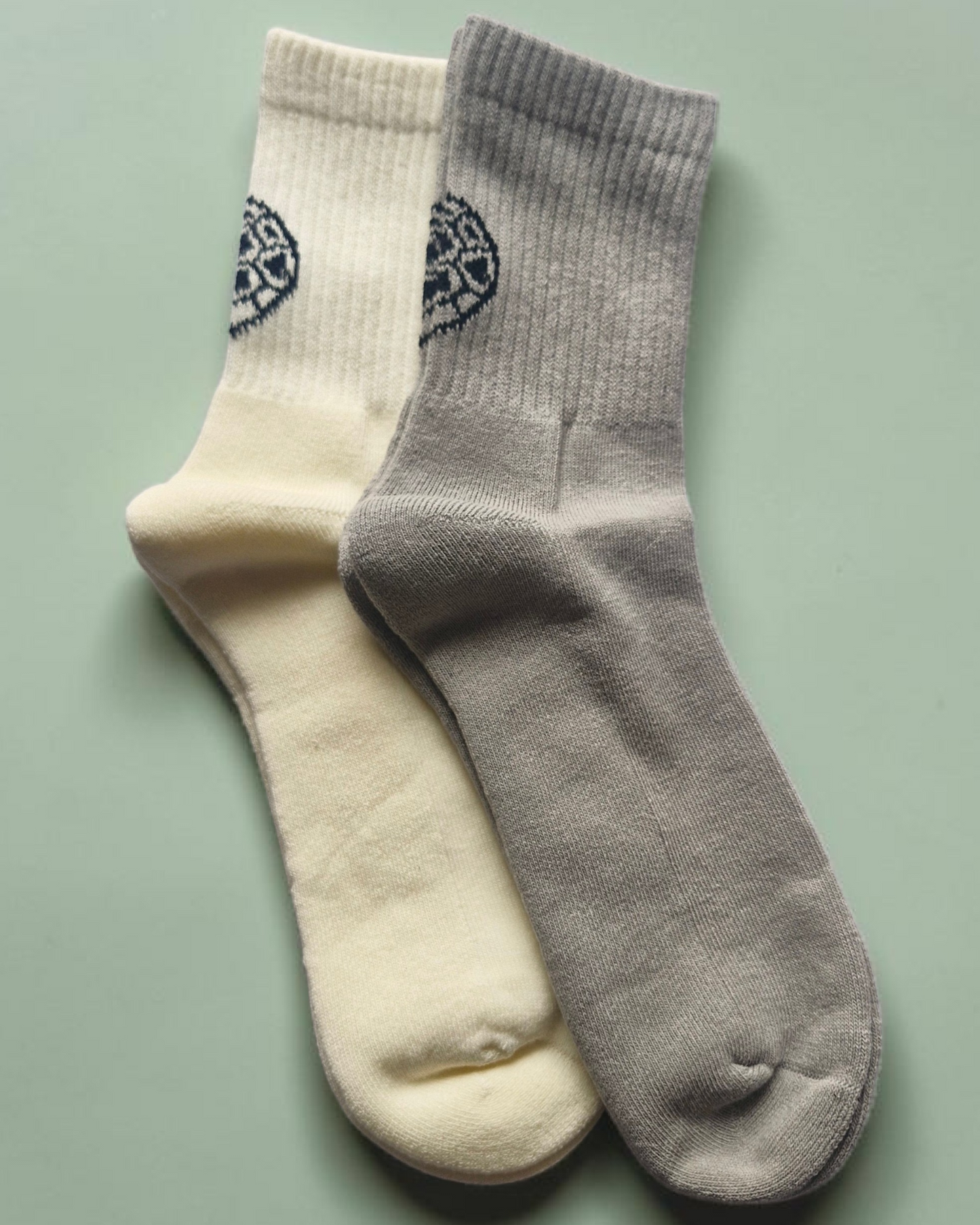 Chaussettes mi-mollet jacquard - The Turtle